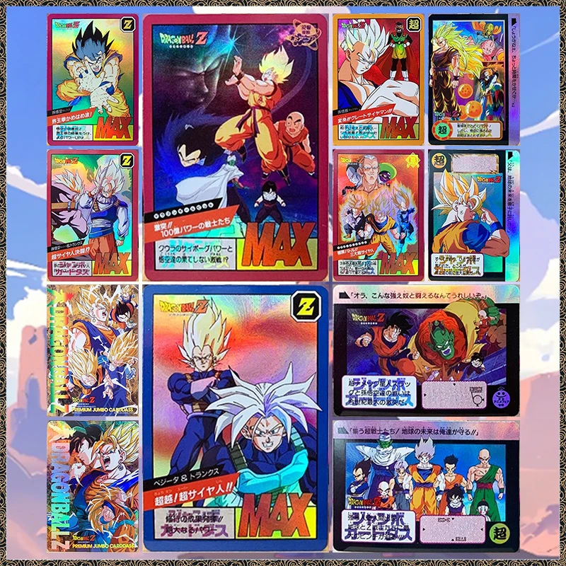 Anime Dragon Ball DIY ACG Piccolo Tien Shinhan Trunks Chiaotzu Krillin Vegeta Yonsei Son Goku Collectible Card Birthday Toy Gift