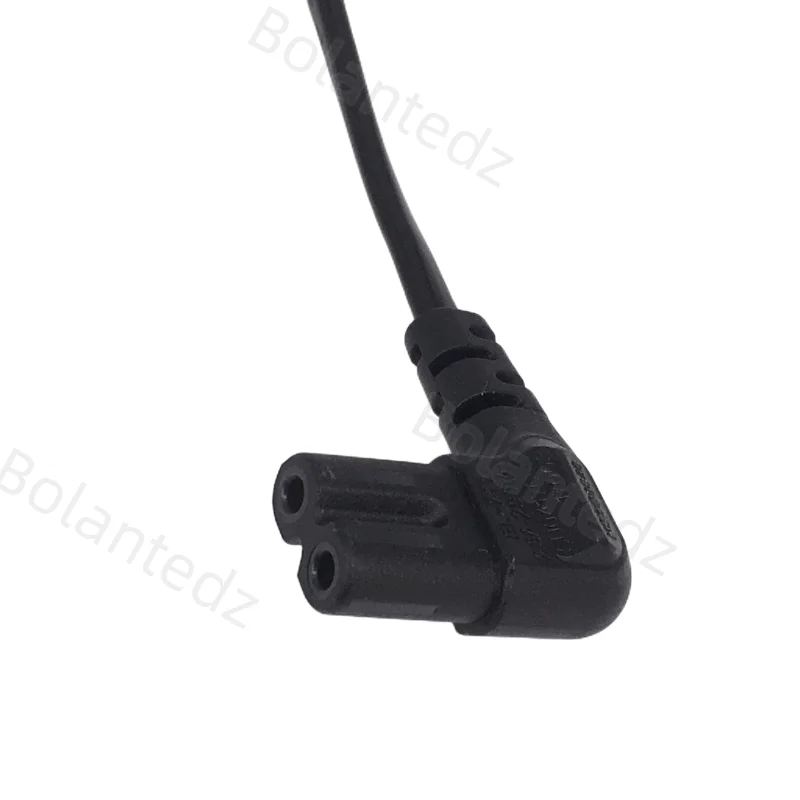 EU Schuko CEE7/16 To IEC320 C7 Angle Converter Angle Extension Cable for Samsung Philips Sony LED TV Figure8 AC Power Cord 0.6M