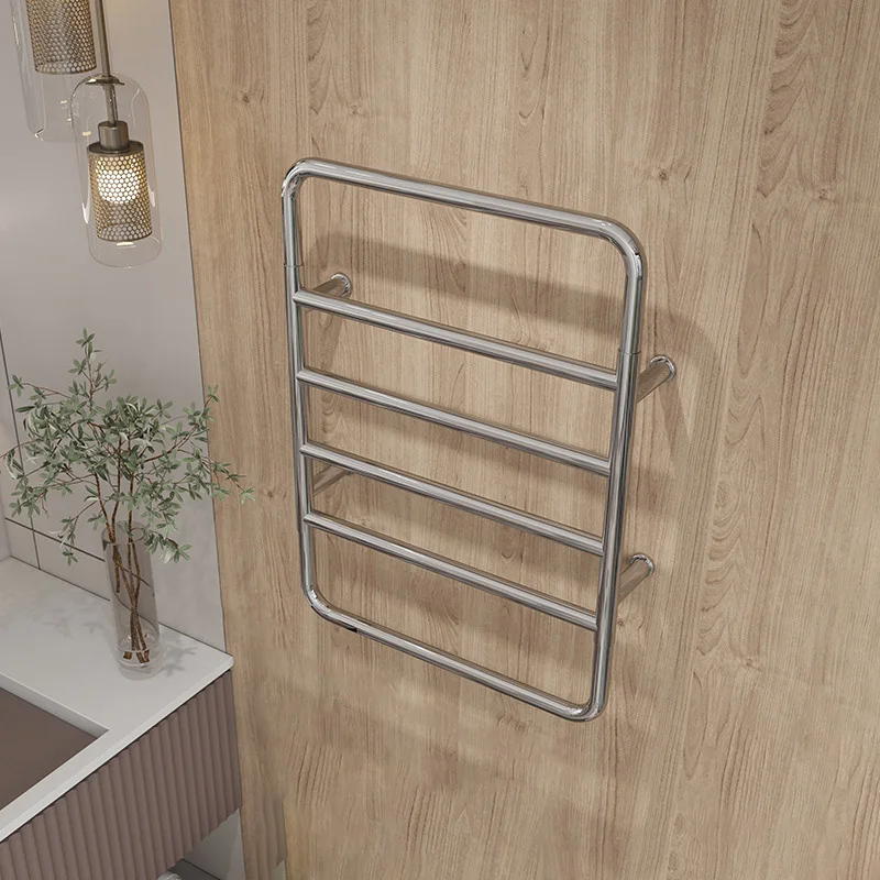 Bathroom Fast Drying Towel Warmer Thermostatic Electric Towel Rack Stainless Steel Electric Towel Rail Wall Mounted Towel Heater