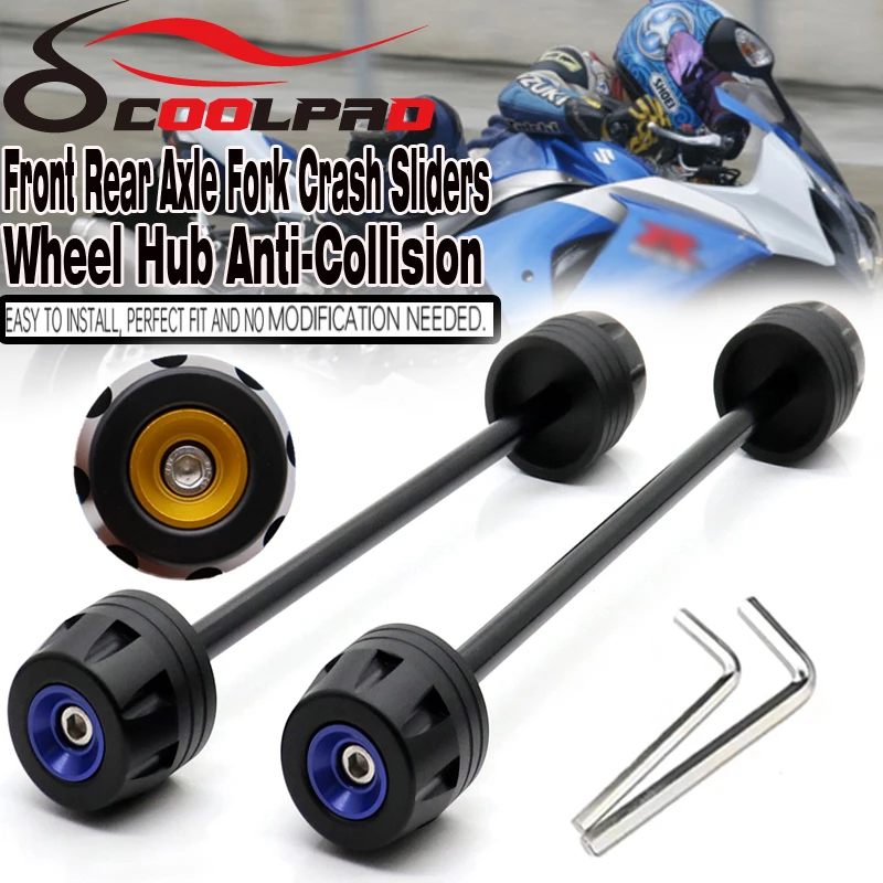 

For YAMAHA XSR700 XSR900 2016-2022 Rear Front Axle Fork Crash Slider Motorbike Wheel Protector XSR 700 900 2021 2020 Accessories