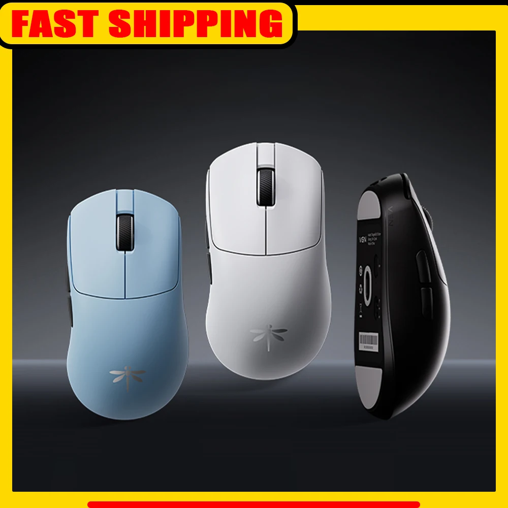 

Беспроводная мышь VGN Dragonfly Y2, тройная мышь Paw3395 Paw3950, 8000 Гц, легкие игровые мыши, аксессуары для ПК для CS Valorant