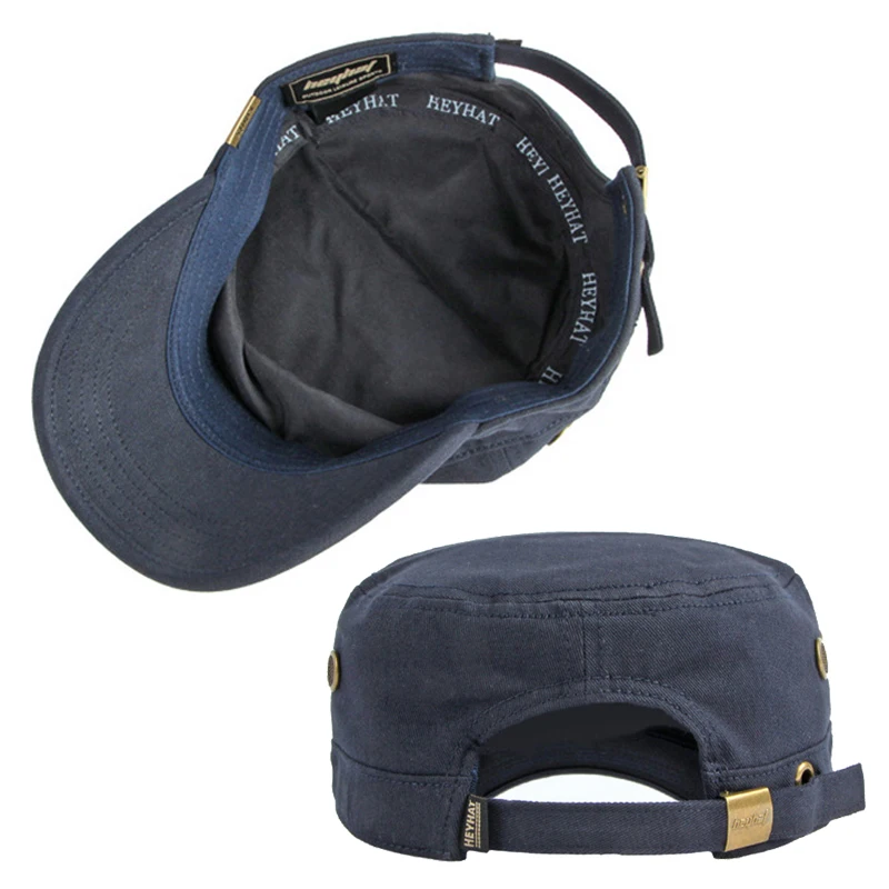 Vintage Caps for Men Women Peaked Dad Cap Flat Top Baseball Hats Washed Solid Color Dad Visor Bone Man Sun Hat Unisex Adjustable