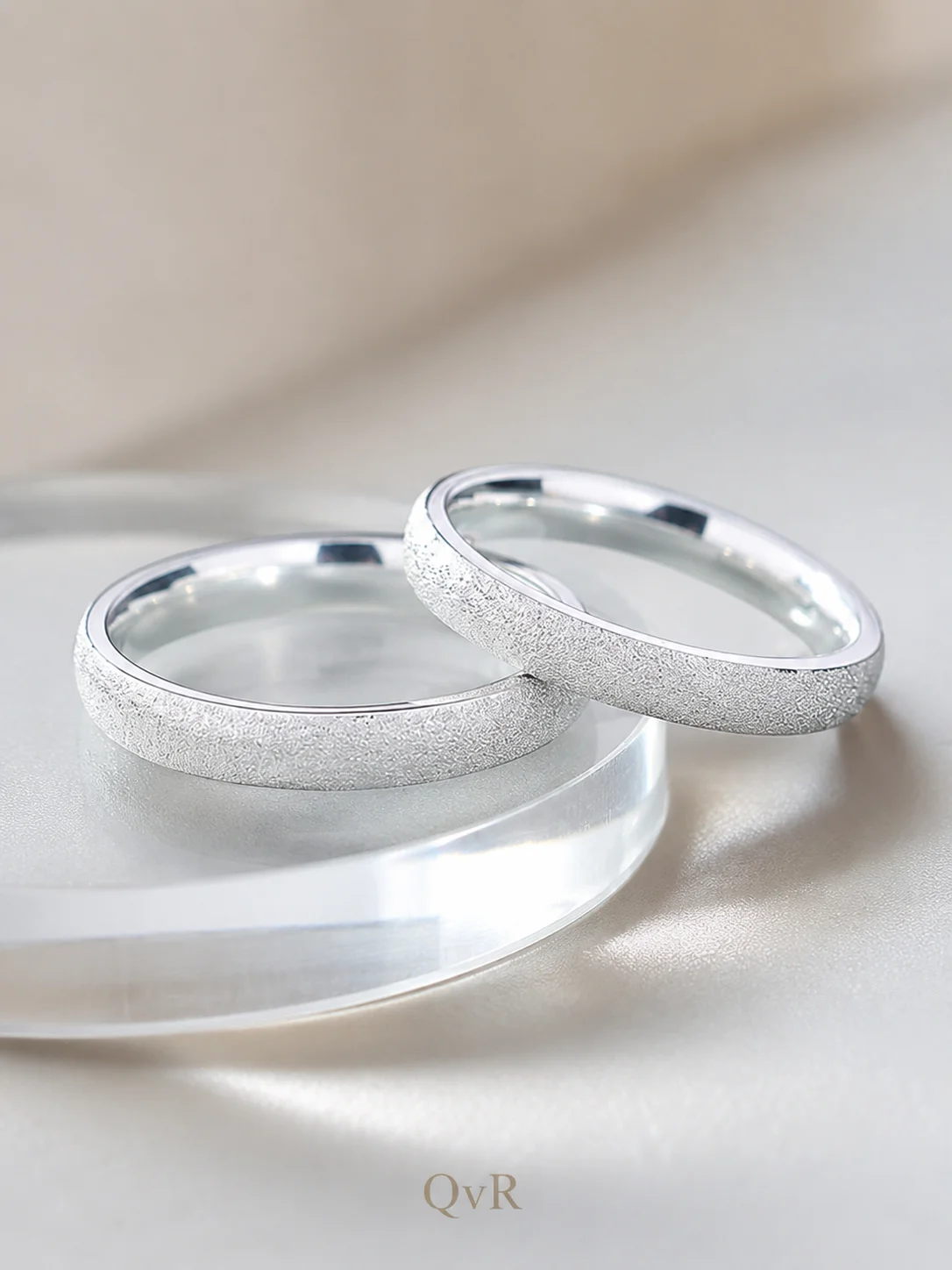original-qvr-999-pure-silver-matte-couple-rings-band-ring-simple-star-matching-rings-couple-jewelry-silver-rings