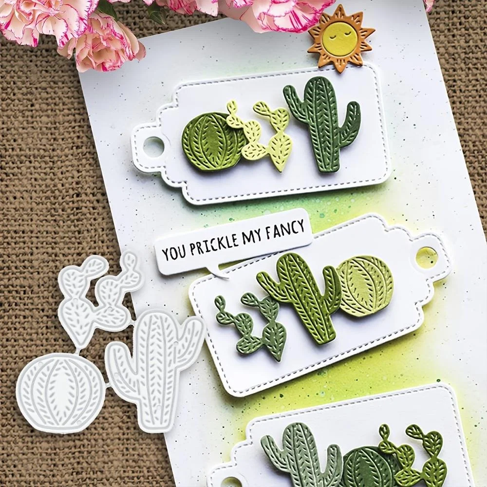 Crazyclown Cactus Metal Cutting Dies for Scrapbook Cutting Die Paper Cards Embossed Decorative Craft