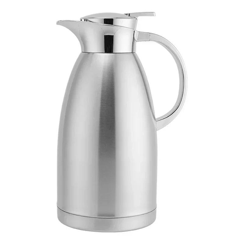 High Capacity Vacuum Insulation Pot 304 Stainless Steel Thermos Bottle Water Jug Double Layer Insulated Coffee Pots Tea Kettle