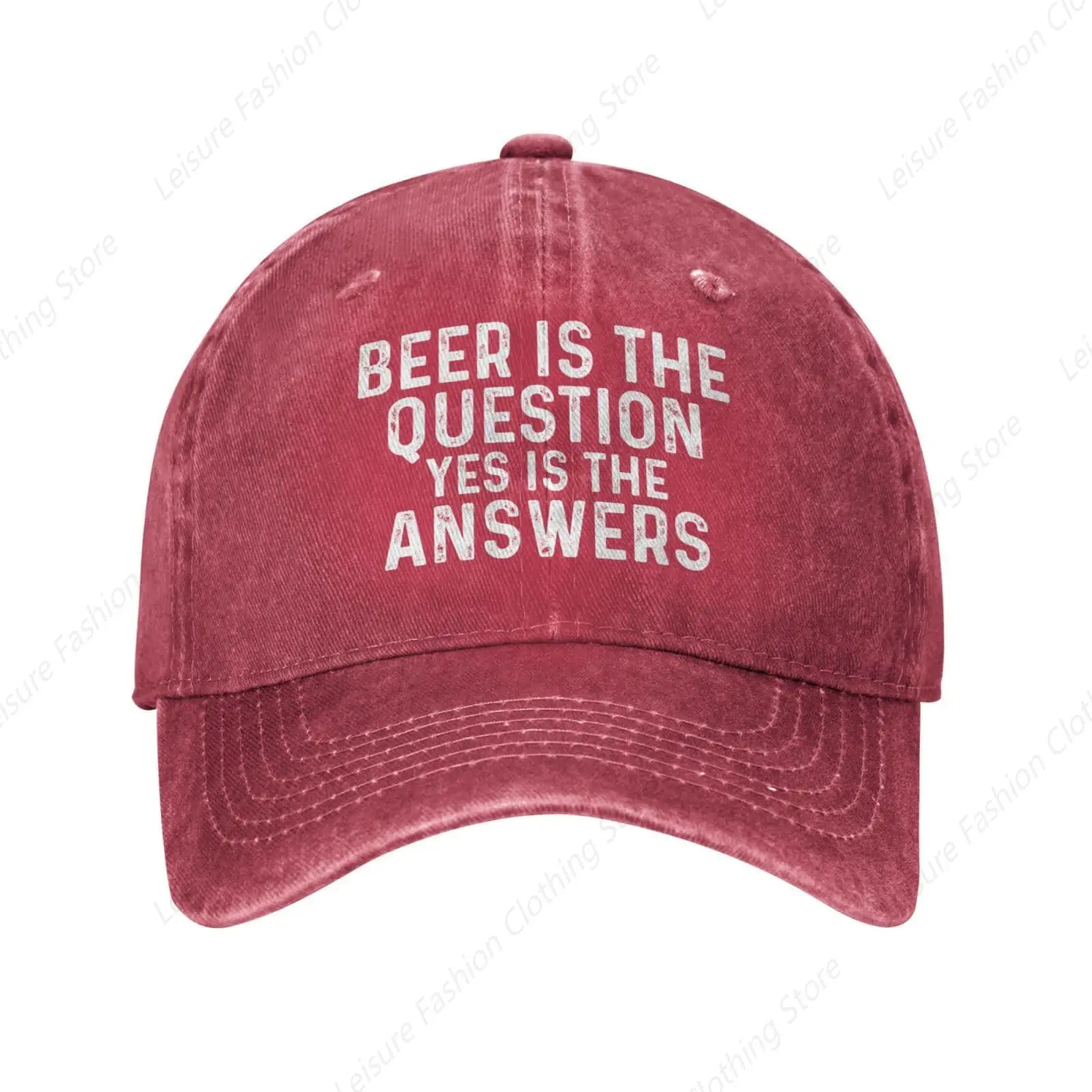 Beer is The Question Yes is The Answers Hat Women Baseball Hats Adjustable Cap