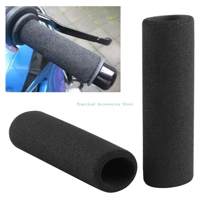 U75E Thickened Motorcycle Handle Grips Anti Fatigue Sponge Sleeves Universal Fit Handlebar Covers for R850 R1100GS R1150GS