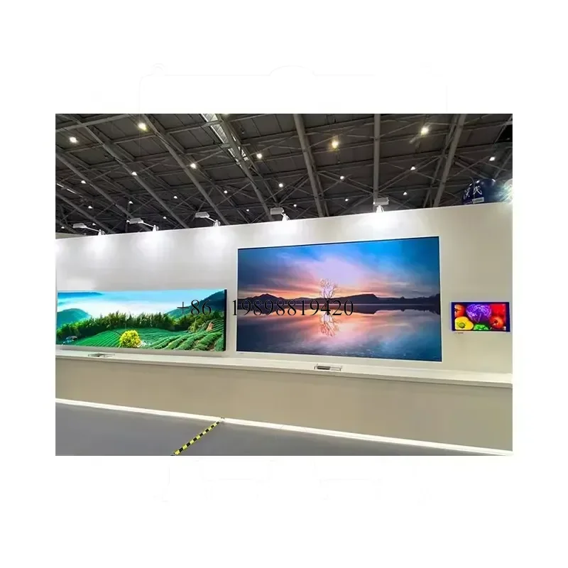 Wmwmnu for Front Service Indoor Advertising Fixed Screen Panel Full Color 2.5mm Video Wall LED Display P2.5 customized produc