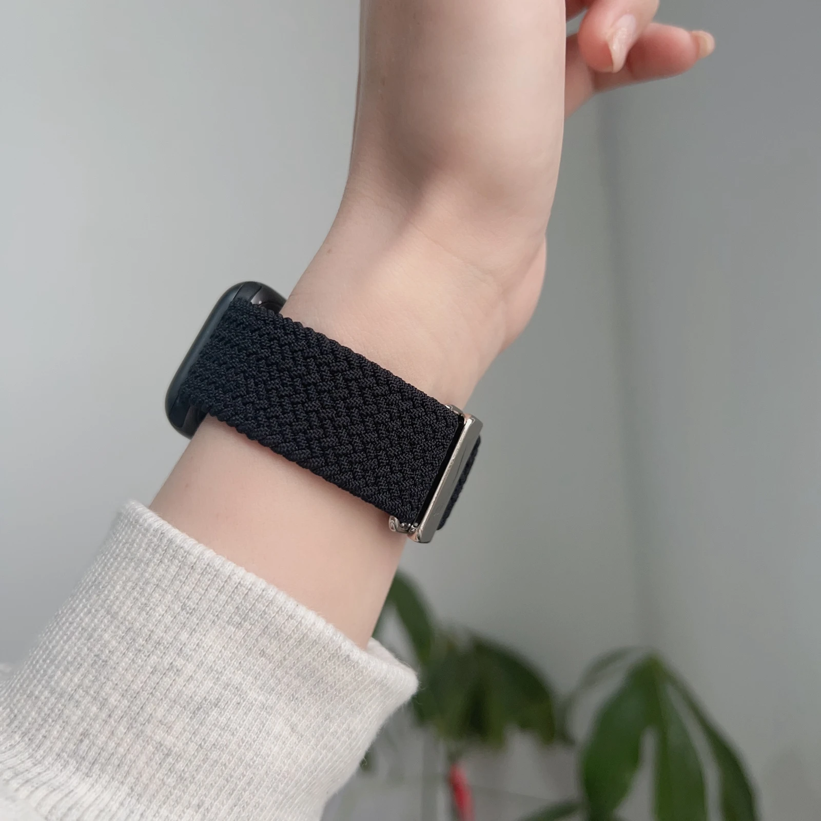 Magnetic elastic nylon For Apple Watch band women Ultra 10/9/8/7/6/5 SE 38mm 40mm 41mm 42mm 44mm 45mm 46mm for iwatch strap