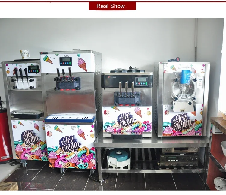 Commercial Gelato Ice Cream Making Machine Hard Ice Cream Machine Maker