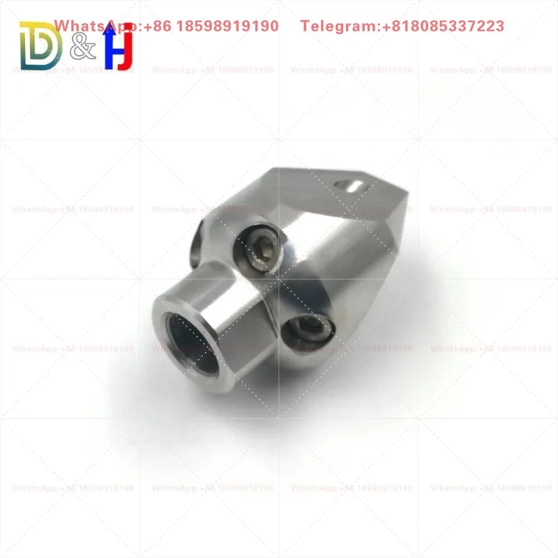 High Pressure Sewer Dredge Nozzle, Stainless Steel Puncture Punching, Clean Rinse Wash, 1/4