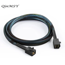 25cm 0.5m 1m SFF-8643 Mini SAS HD Server Motherboard Backplane Cable SFF 8643 to 8643 MINI SAS Cable for Computer Hard Disk
