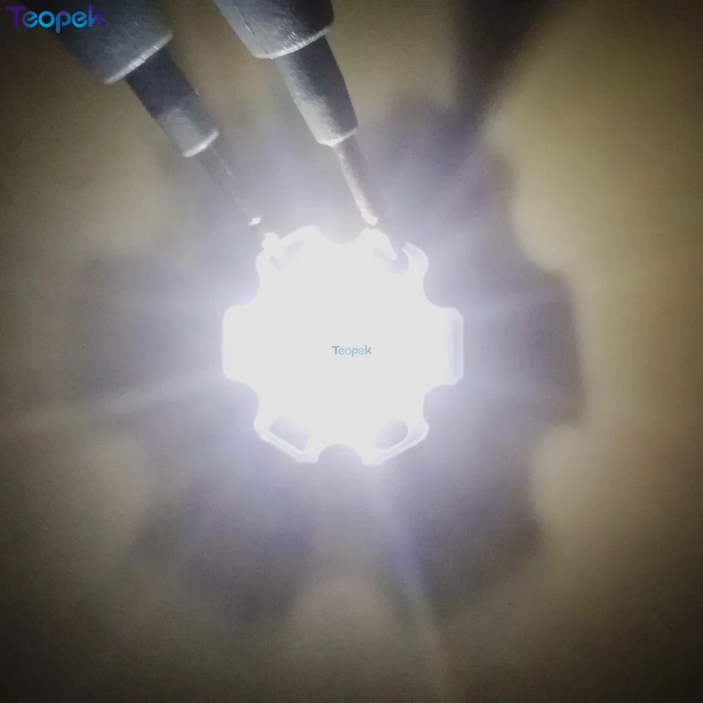 10pcs XB-D Warm White Cold Neutral White/Red/Blue/Green/Yellow XBD Q5 3W Hight Power LED Bulb Light Chip With PCB heatsink