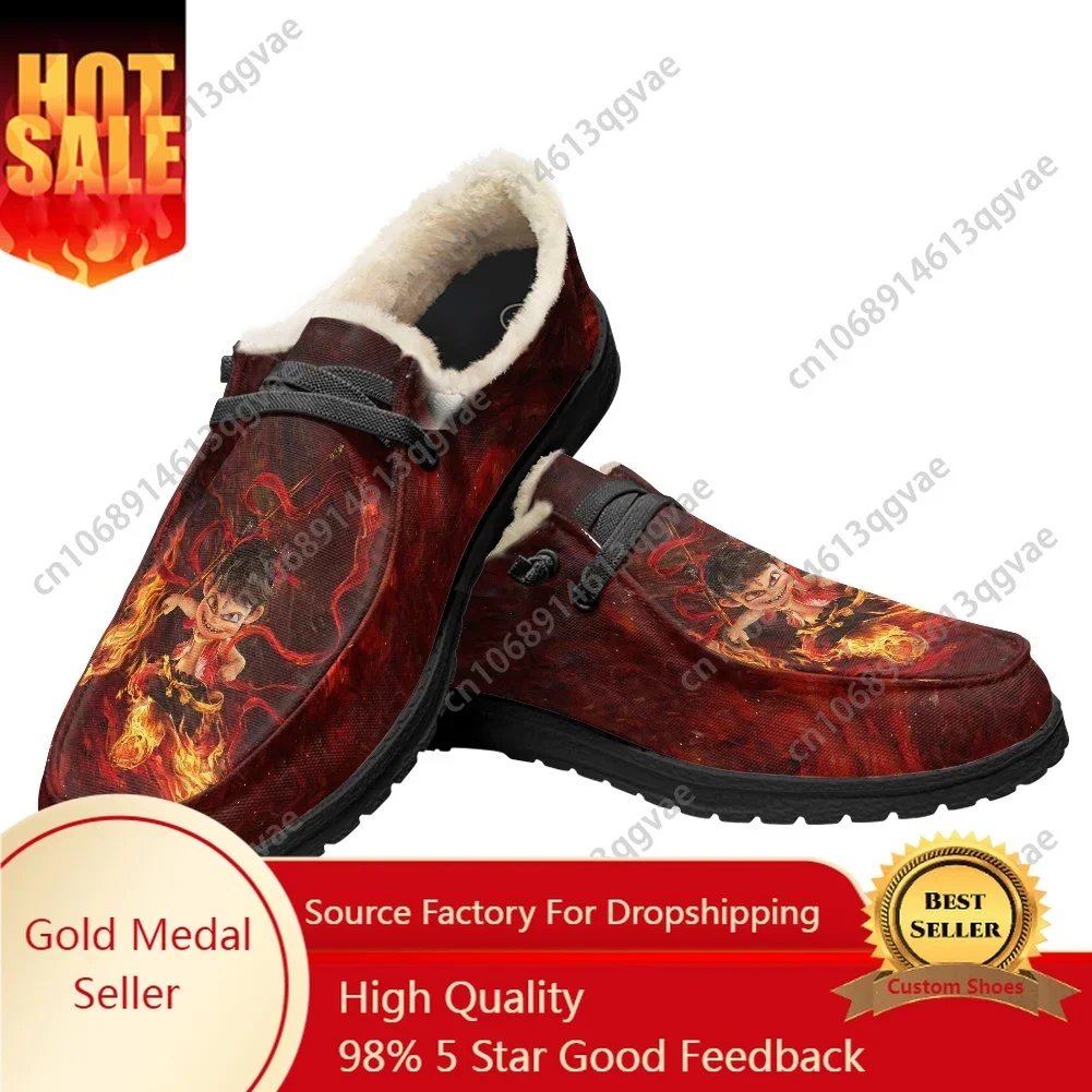 

Nezha 2 Devil Boy Conquers The Dragon King Casual Shoes Plush Flat Shoe Men Woman Breathable Outdoor Lightweight Custom Footwear