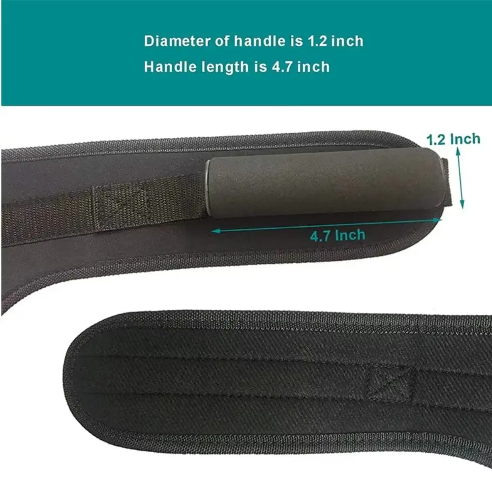 

V-Shaped Abdominal Crunch Straps Nylon Fitness Shoulder Strap Ab Exercise Harness Comfortable Foam Grips Fitness Abdominal Belt