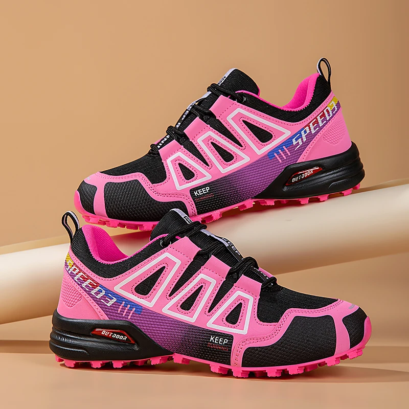 Men's Hiking Shoes Outdoor Lace-Up Hiking Shoes Cycling Shoes Non-Slip Tactical Training Shoes Women's Hiking Shoes