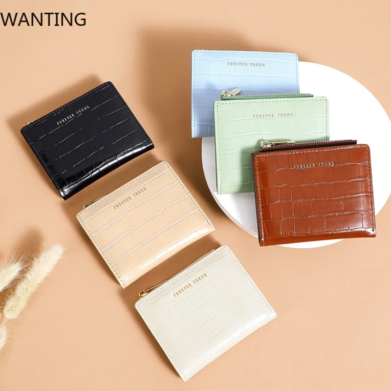 Carteira masculina feminina carteiras versão universal padrão de crocodilo moeda saco de dinheiro bolsa de couro do plutônio carteira titular do cartão saco de dinheiro