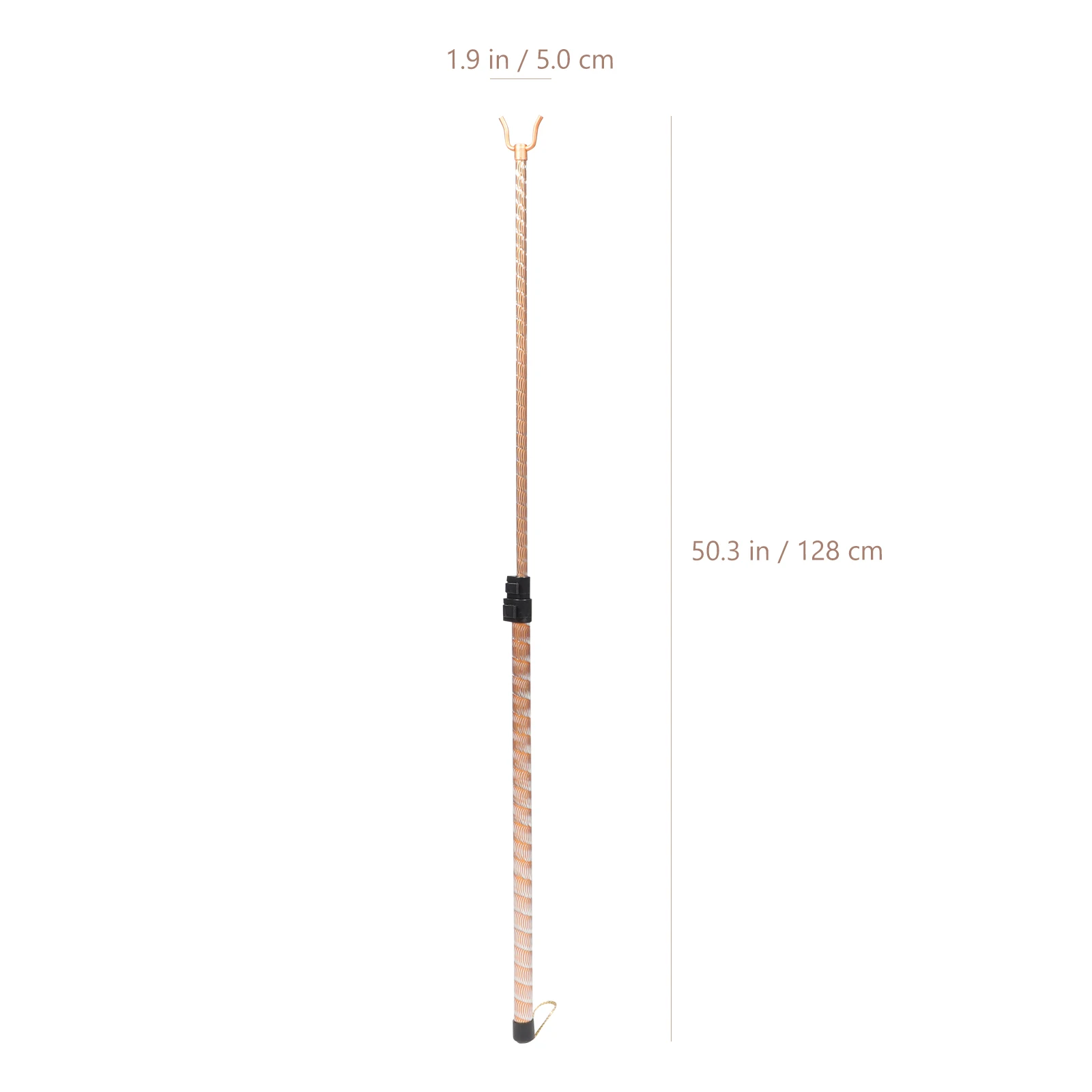 

2pcs Retractable Clothes Drying Rack Telescopic Laundry Pole Aluminum Alloy Wardrobe Frame Ceiling Hanging Clothes Christmas