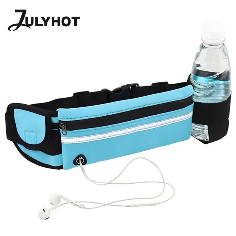 Outdoor Adjustable Waterproof Men Women Running Waist Bag Fitness Belt Pack Mobile Phone Holder Jogging Sports Water Bag