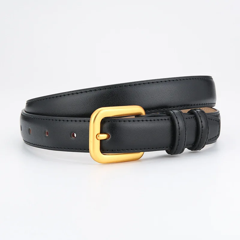 Women's thin belt for jeans, ins-style, fashionable and versatile waist strap