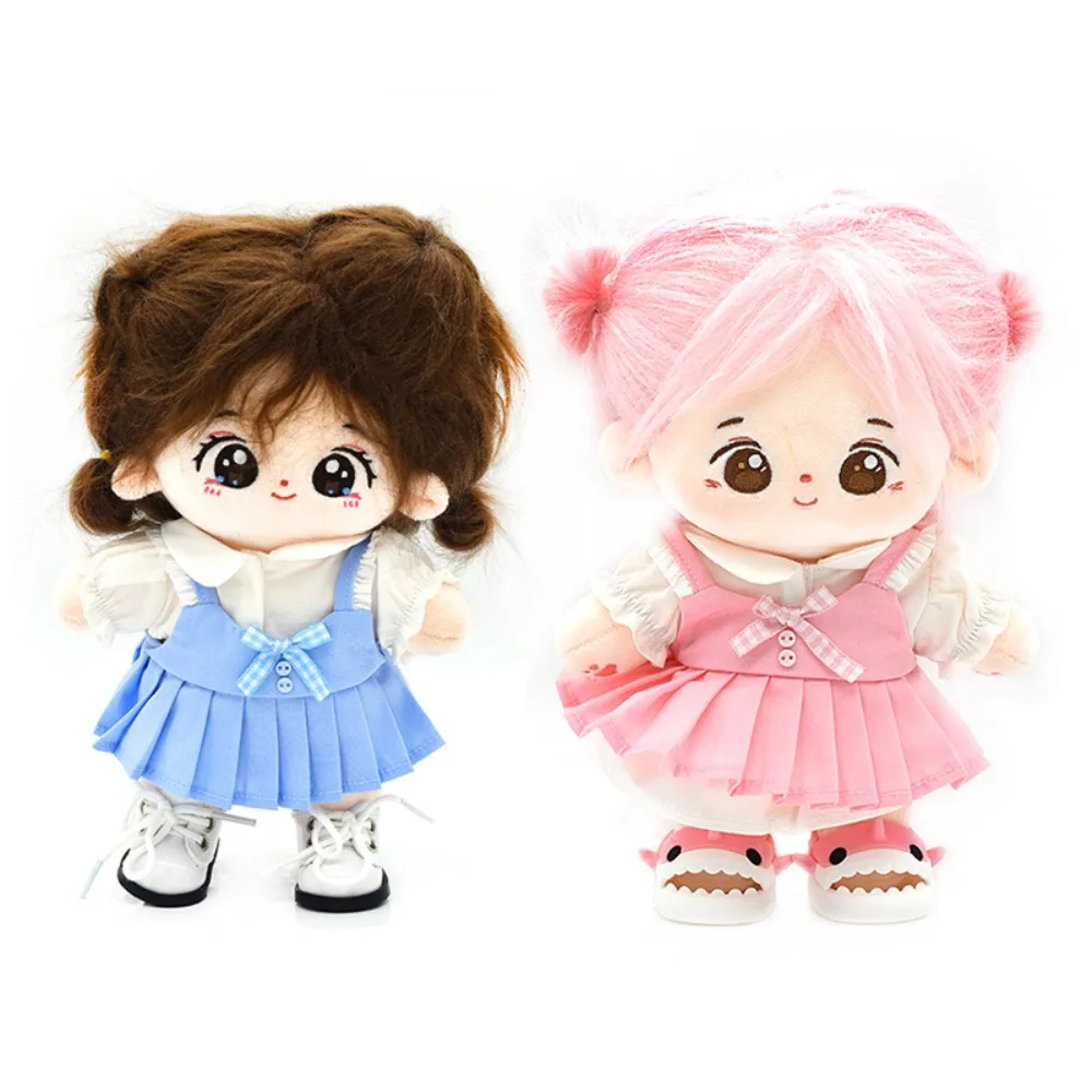 

20cm Plush Cotton Doll Clothes Cool Stuff Outfit Summer Skirt Dolls Accessories Sitting Party Changing Dress Game DIY Toys