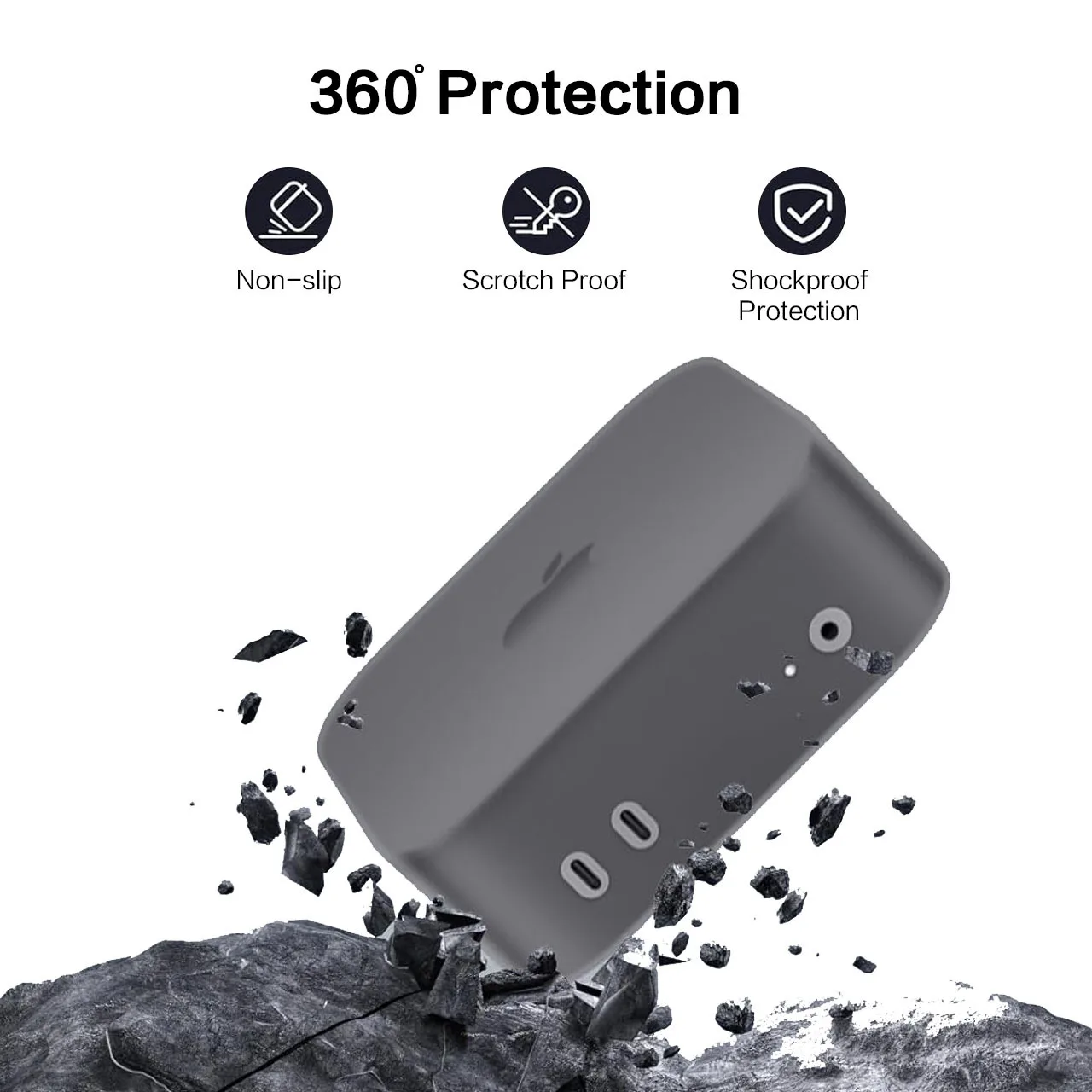 For 2024 Mac Mini M4/M4an easy-to-install wear-resistant waterproof silicone case, Dustproof & Drop-Proof Cover For Durability