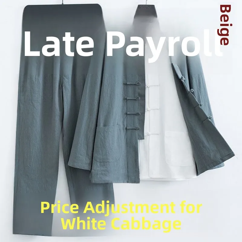 

Мужская традиционная китайская хлопково-льняная футболка Long Sve, осенняя повседневная спортивная одежда, длинные брюки, без бренда