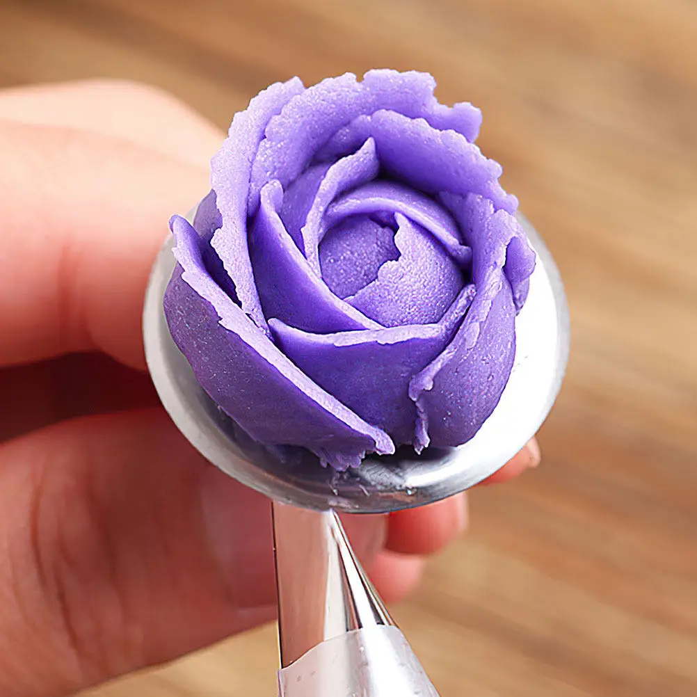 

1 Set Stainless Steel Flower Decorating Nails With Wooden Stand Reusable Baking Flower Modeling Nail Sticks Piping Tools Cake