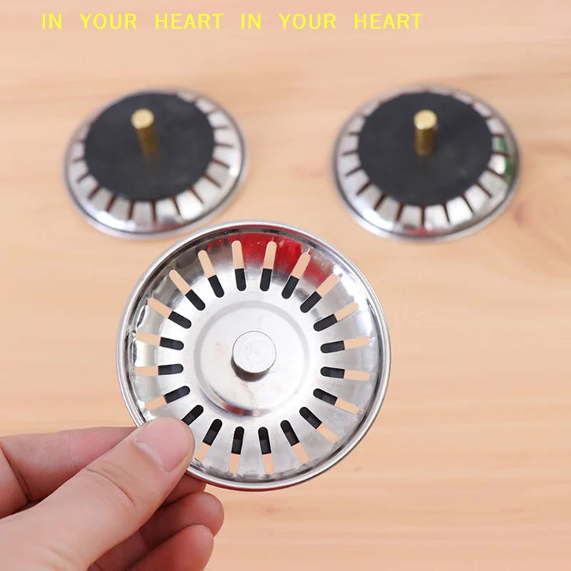 【X】2pcs Kitchen Sink Strainer Stopper Waste Plug Sink Filter Filtre Sink Strainer Filter Floor Drain Kitchen Tools