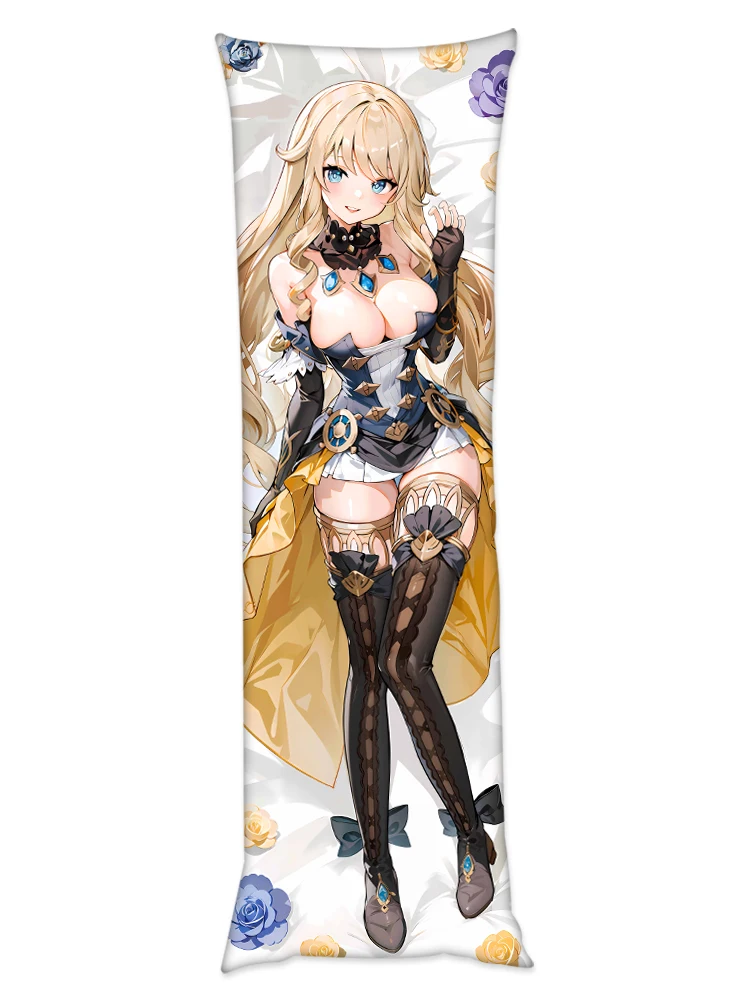 Original Anime Girl Navia Genshin Impact Cosplay Double-sided Hugging Body Dakimakura Pillow Case Cushion Cover Home Decor Gift