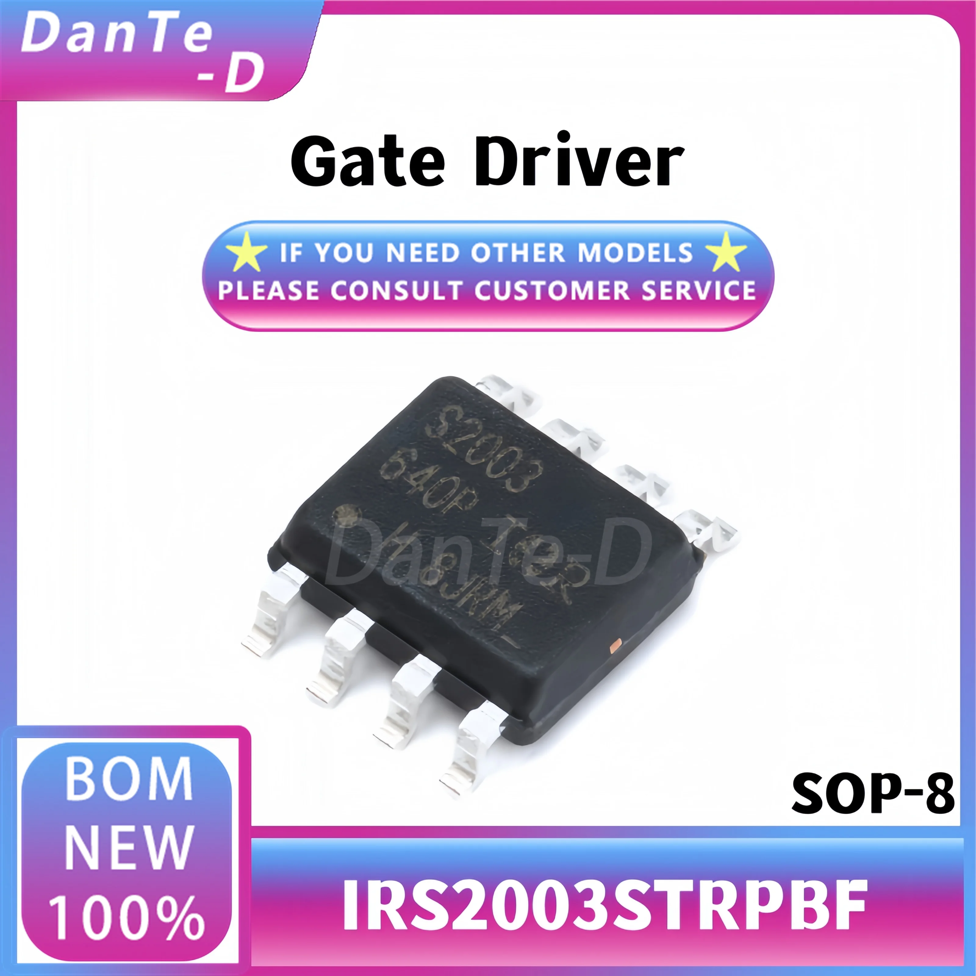 10PCS IRS2003STRPBF SOP-8 200V half-bridge gate driver IC chip New original authentic