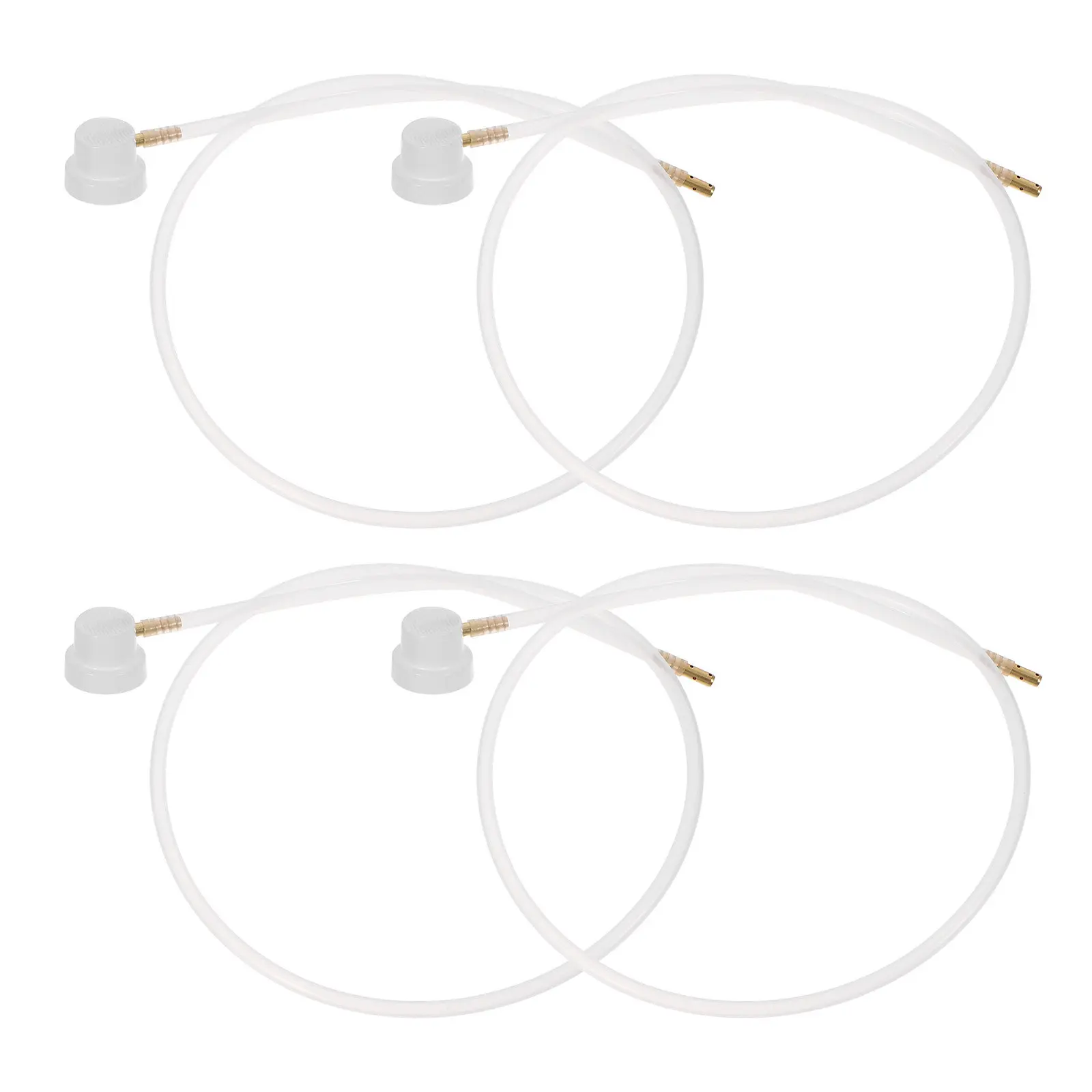 4Pcs Spray Nozzle Hose Flexible Replaceable Spray Bottle Nozzle Extension Garden Spraying Accessory Replacement Kit