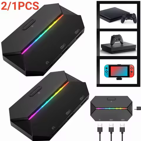 G6L Gaming Keyboard Mouse Converter Portable Wired Mobile Controller Adapter for Nintend Switch Xbox One PS3 PS4 Game Console