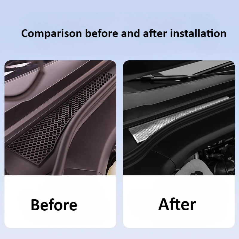 For AITO M8 Front engine compartment dust and blockage prevention air inlet protection front hood air outlet protection cover