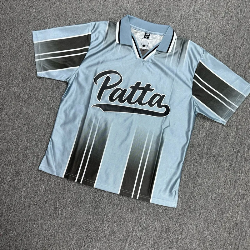 26SS High Quality Patta T-Shirt Letter Print Casual Sports Wear Men Women PATTA Short Sleeve