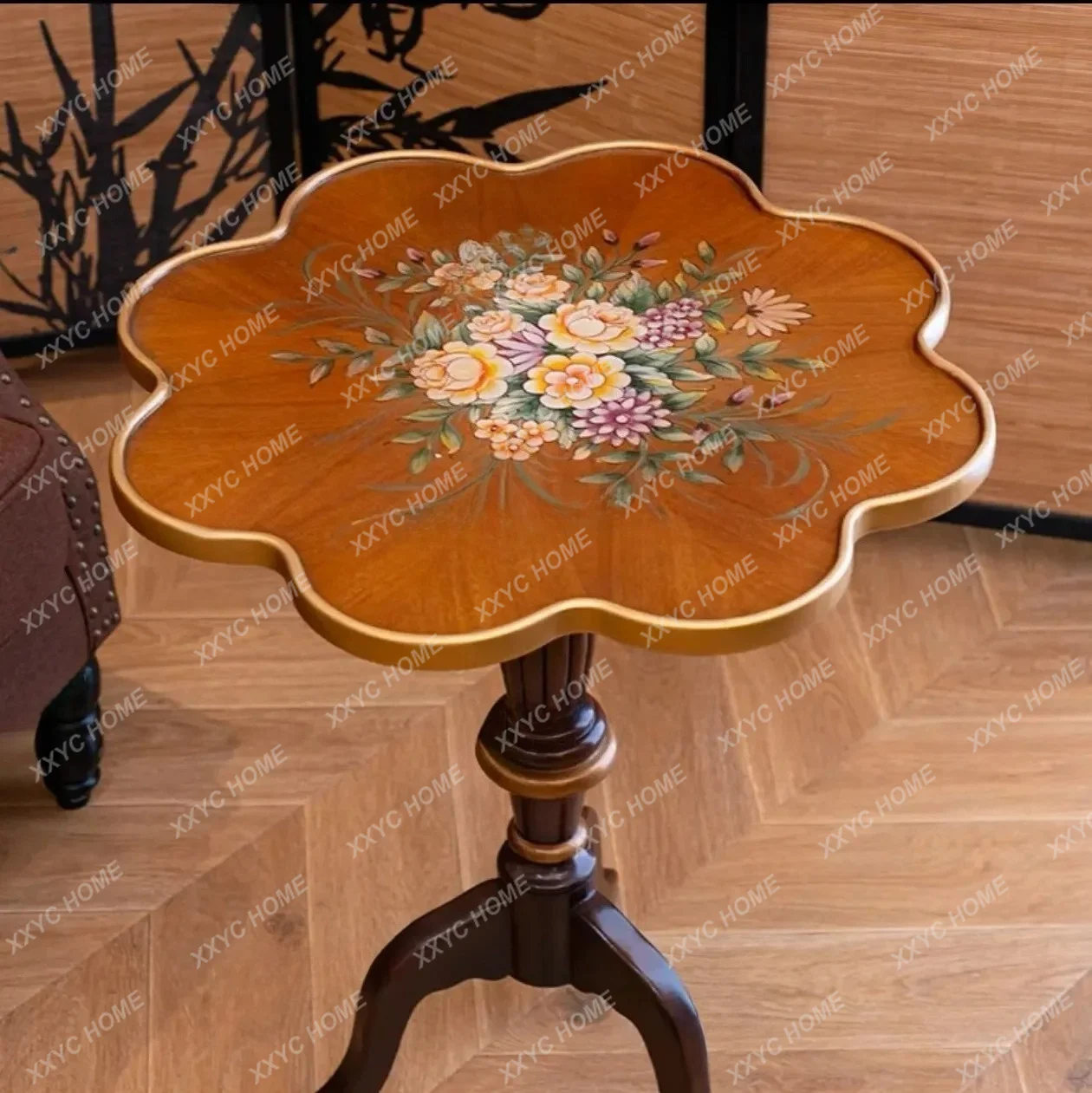 Creative art retro living room bedroom items placement table