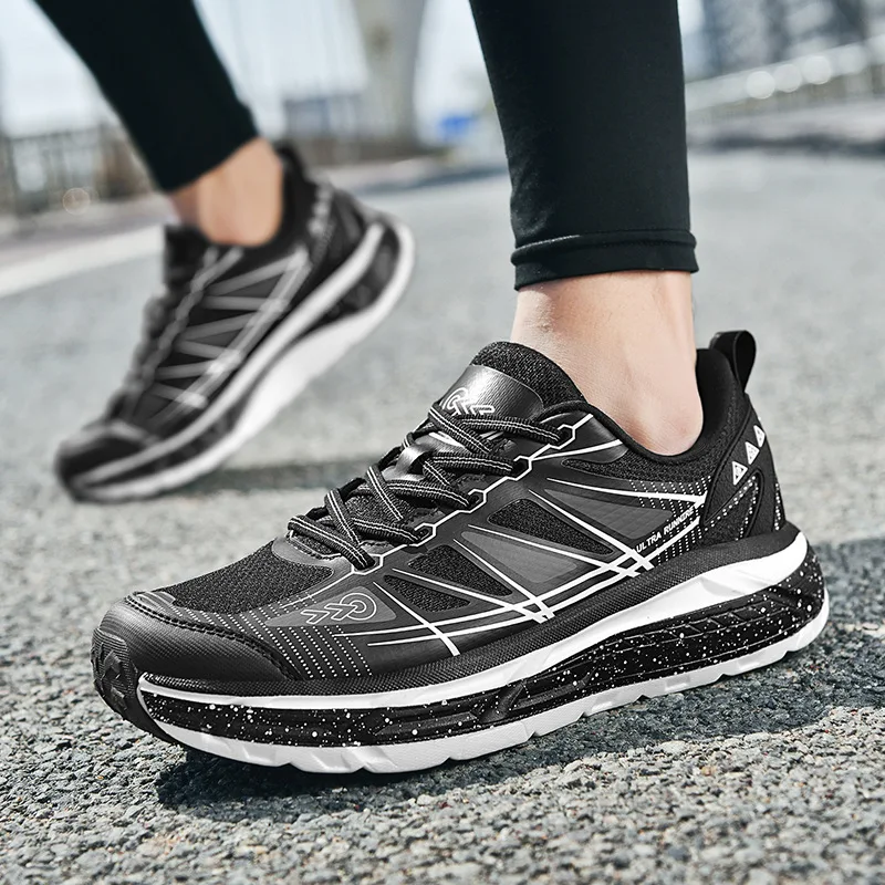 Breathable Mesh Sports Running Shoes Spring 2026 New Style Casual All-Match Low-Top Soft Bottom Wear-Resistant Shock-Absorbing