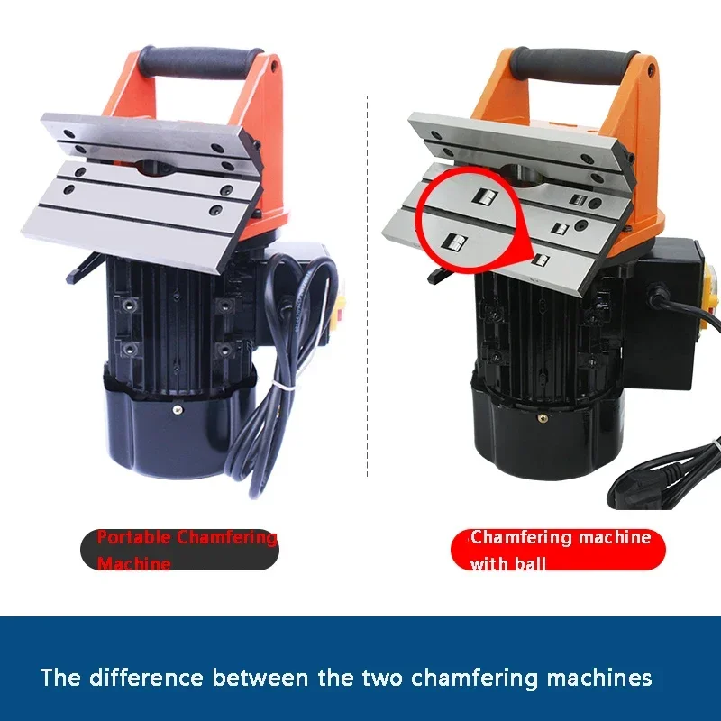 Hand-held chamfering machine 45-degree hand-held straight-edge right-angle metal small strong mold manual chamfering device