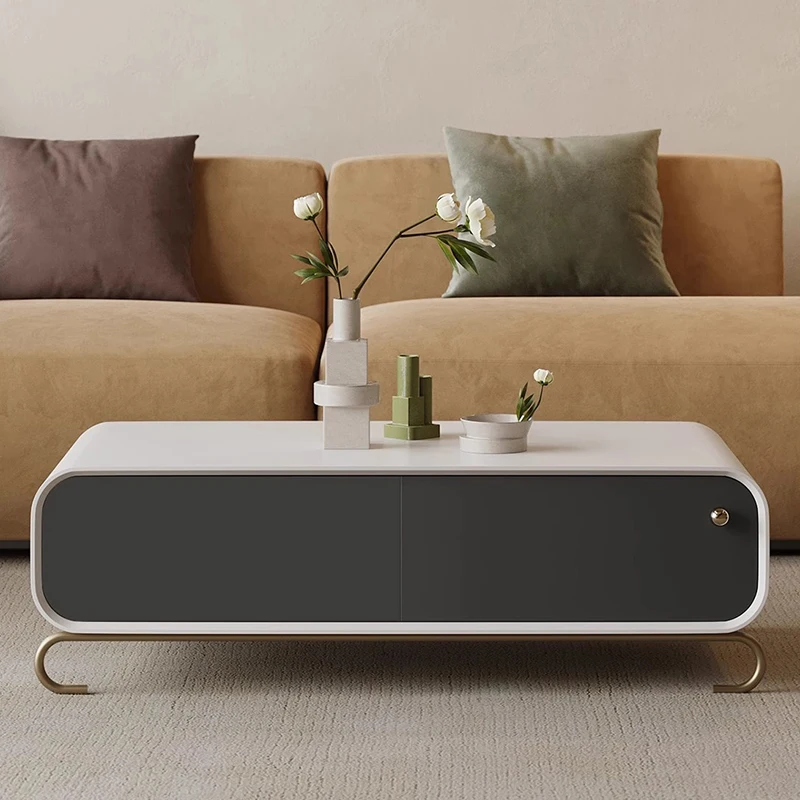 

Nordic Designer Coffee Table Modern Minimalist Standing Simple Coffee Table Wood Bedroom Mesa Auxiliar Entrance Hall Furniture