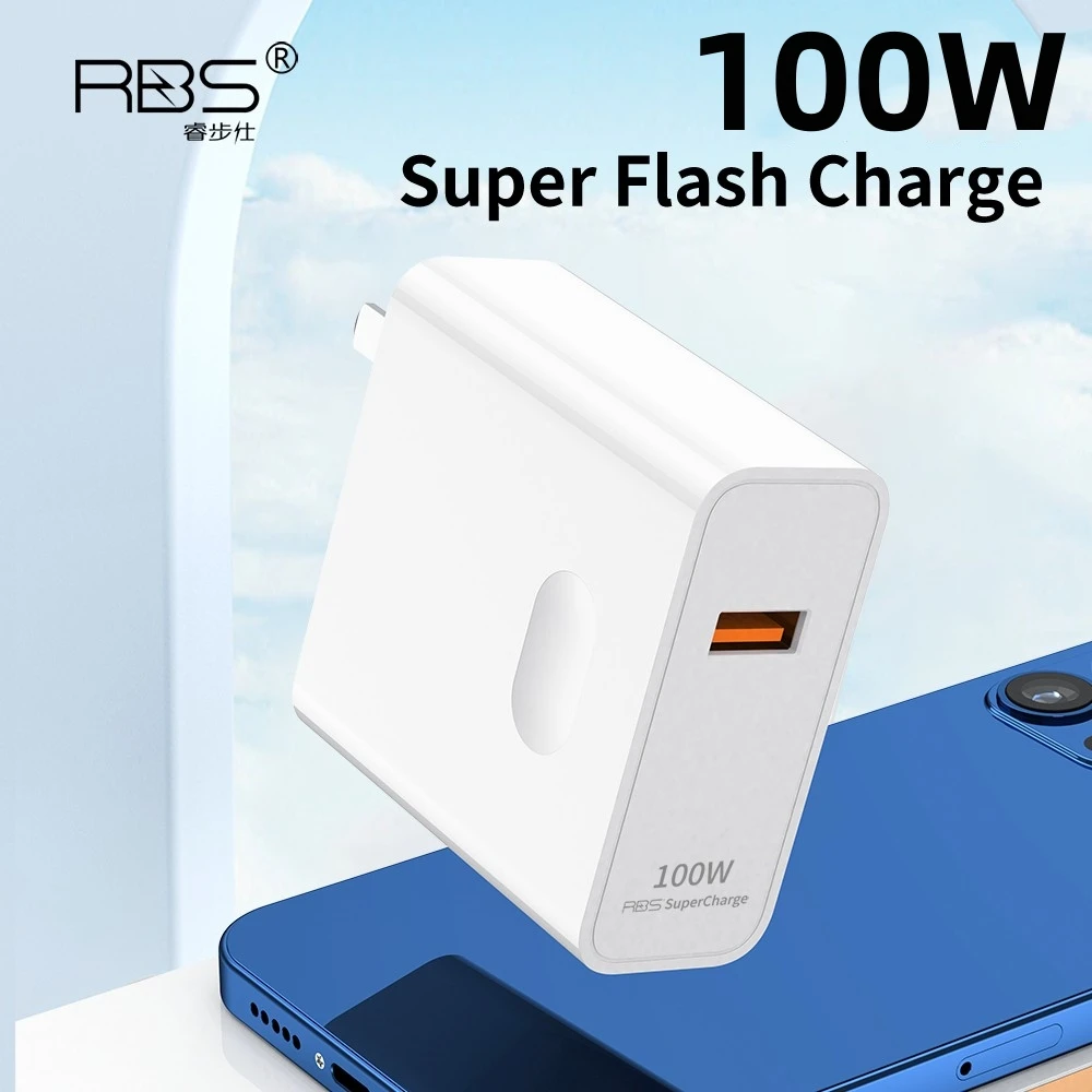 100W Charger Dual USB A Dual Type C PD Fast Charge For Macbook Air iPhone 15 14 Pro Max Samsung Xiaomi Huawei