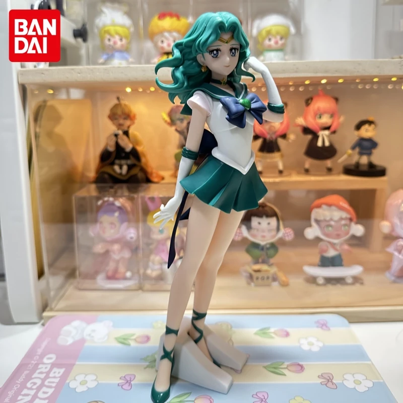 

23cm Original Sailor Moon Cosmos Pvc The Movie Glitter Glamours Kaiou Michiru Sailor Neptune Sailor Uranus Action Figures Toys