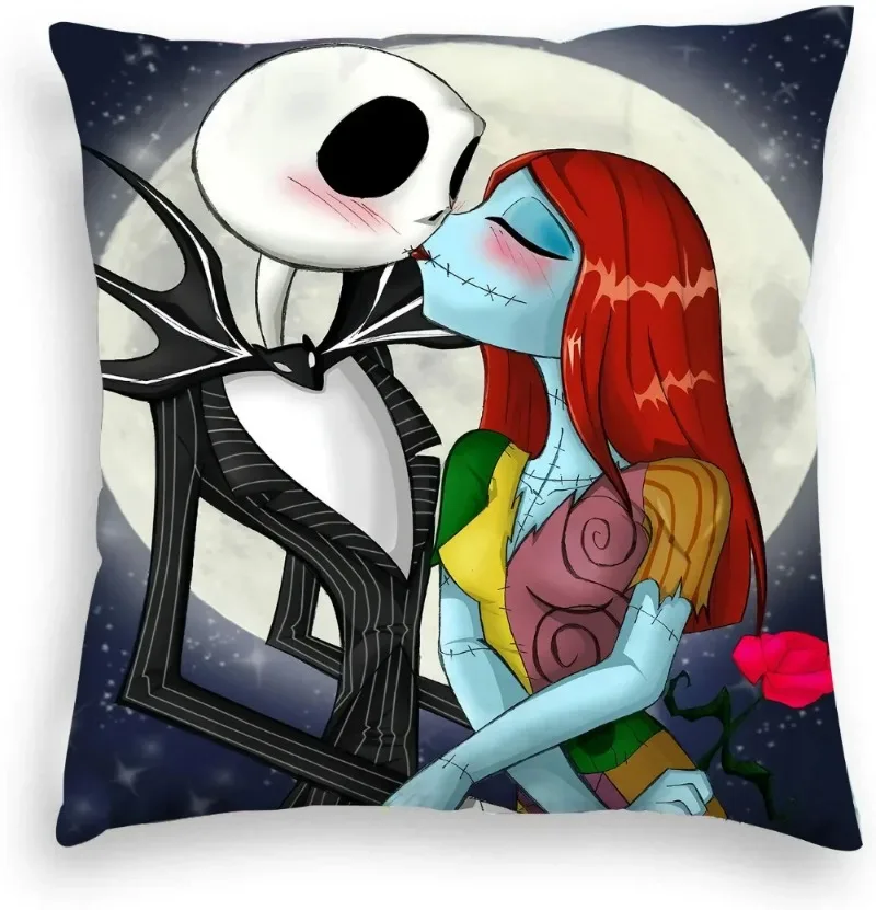 Chrismas Nightmare 3D Printed Cushion Cover Pillowcase for Sofa Chairs Home Decor