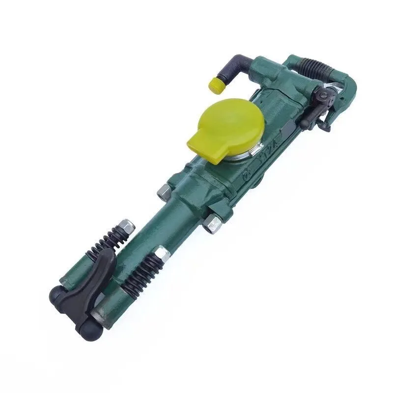 YT28 rock drill, pneumatic rock drilling equipment with air legs, drilling and crushing rock drill