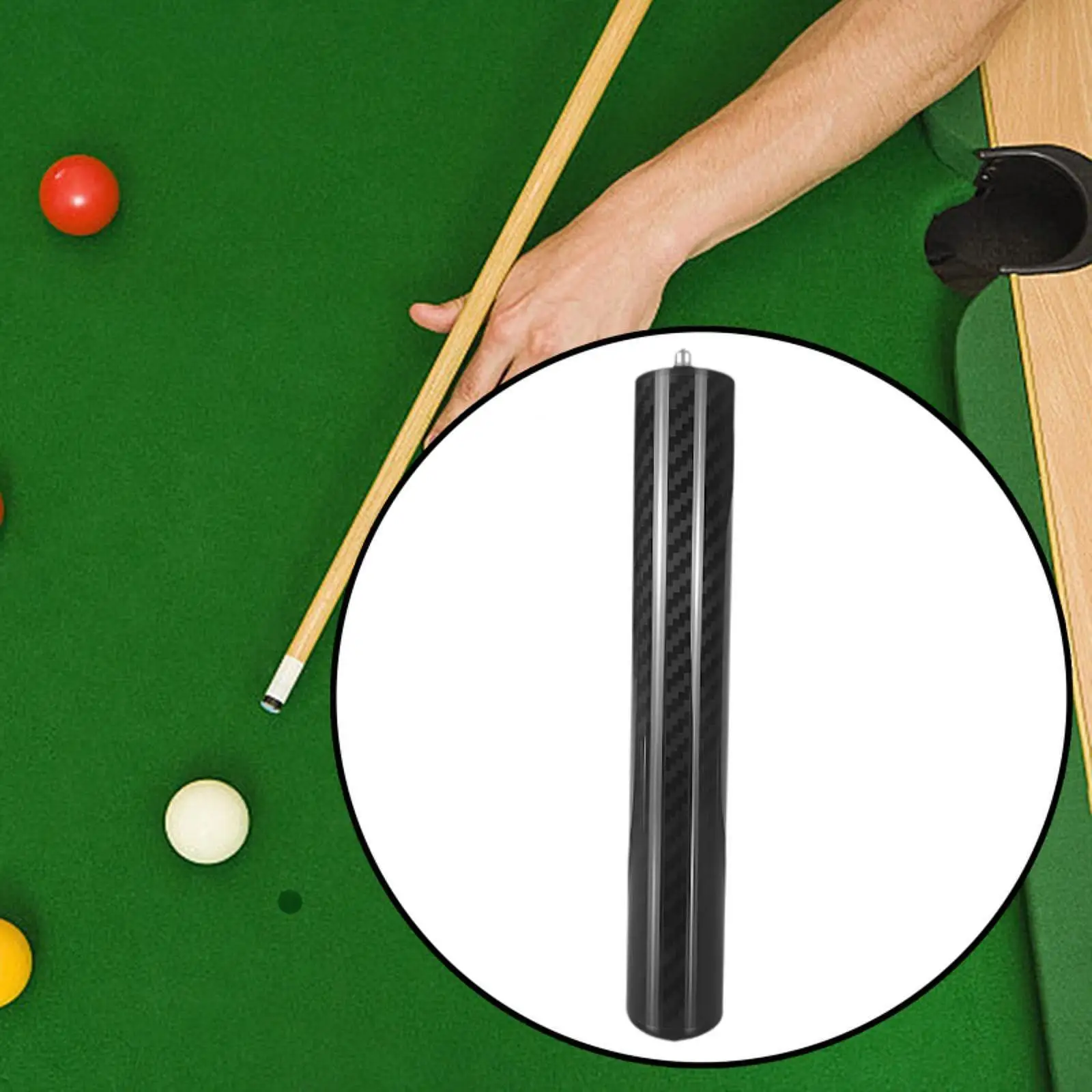 

Удлинитель для бильярдного кия из углеродного волокна с рукояткой для профессионального бильярда и снукера