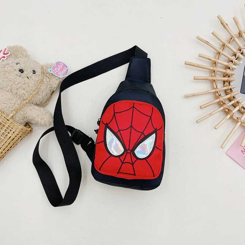 Boys Cartoon Single Shoulder Crossbody Bags Fashion Accessories Toddler New Casual Waist Bags Print Nylon Small Messenger Bags