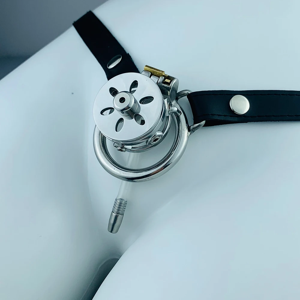 FRKO Flat Negative Male Chastity Cage With Spike Stimulation Bondage Belt Penis Lock Adult Aex Toys Men 정조대 벨트 Sex Toys Men 3