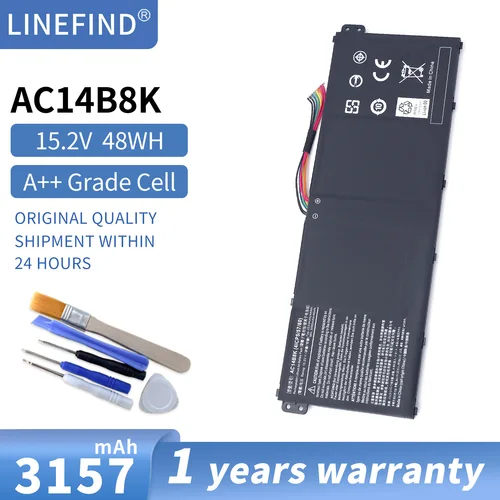 AC14B8K Batería para Acer Nitro 5 AN515 AN515-52 AN515-53 Aspire R3-131T ES1-111 V3-111 AC14B3K AC14B7K AP14B8K AC14B18K