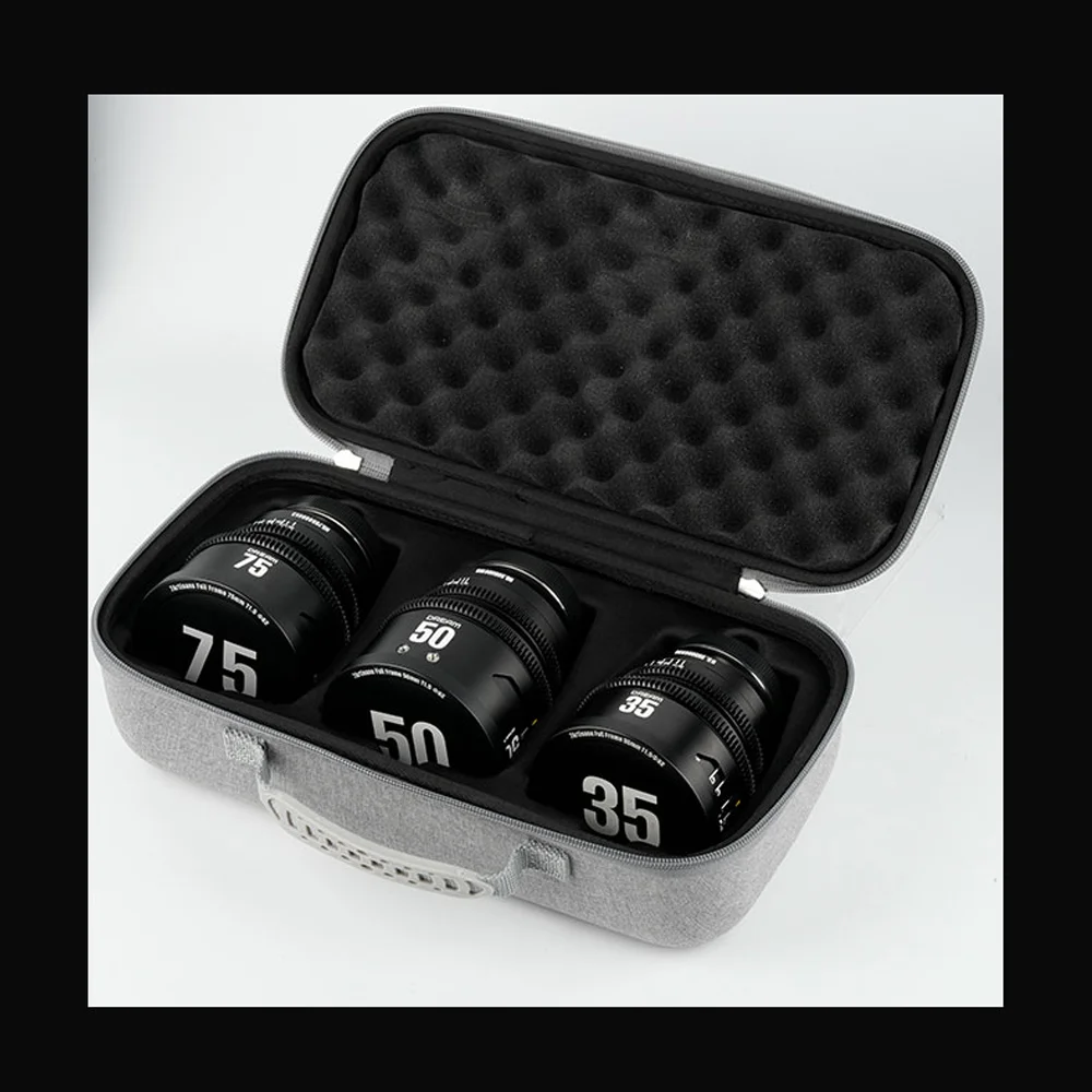 7artisans Dream Series Cine Prime Lens 35mm/50mm/75mm T1.5 Full Frame Cinema Lens voor Sony E, Nikon Z, Canon RF, Leica L-vatting