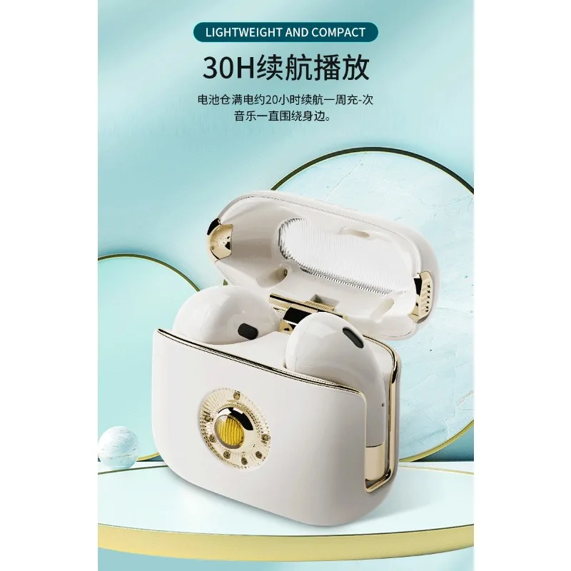 Wireless Bluetooth 5.1 Noise Cancelling Touch Headset Compact TWS Stereo