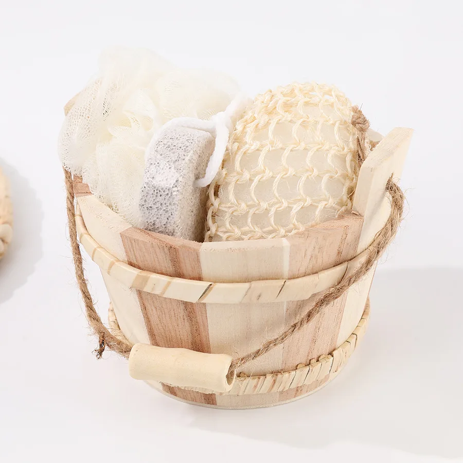 Wooden Massage Kit for Women at-Home Spa Kit for All-Over Body Relaxation & Rejuvenation with Aromatherapy Bath & Body Set